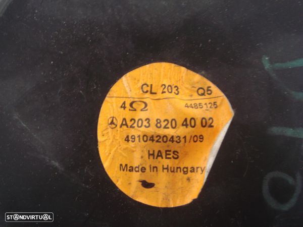 Altifalantes Mercedes-Benz C-Class Coupe Sport (Cl203) - 2