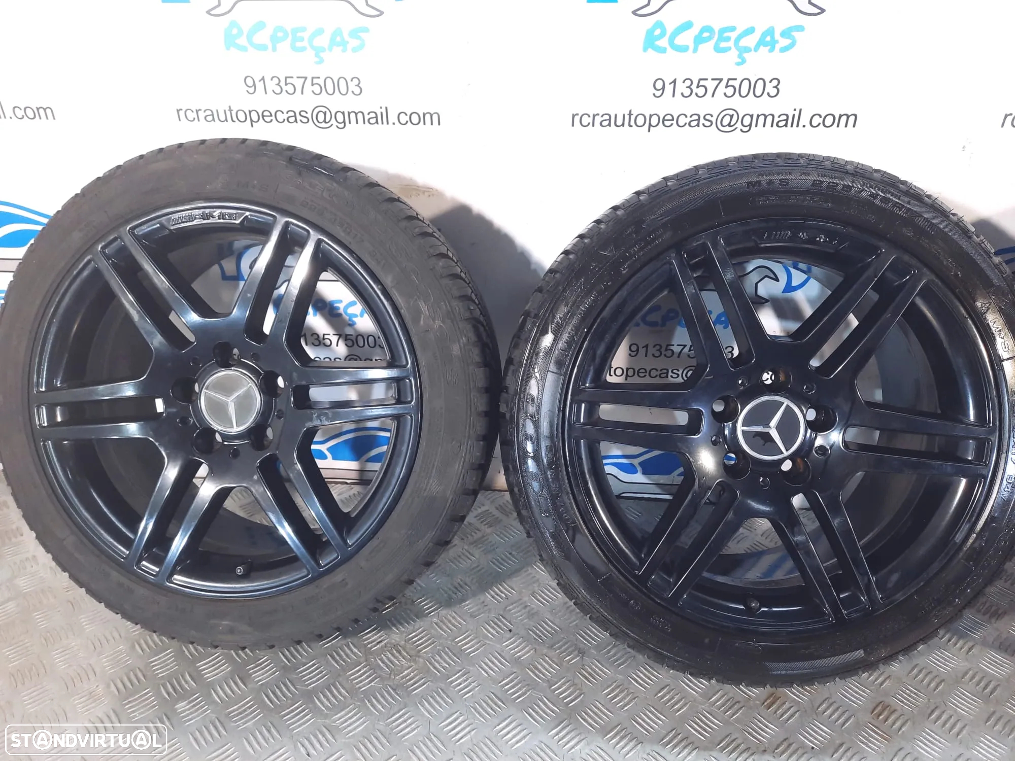 Jantes 17 AMG Originais Mercedes Benz CLASS C W204 8.5J ET53 5x112 - 10