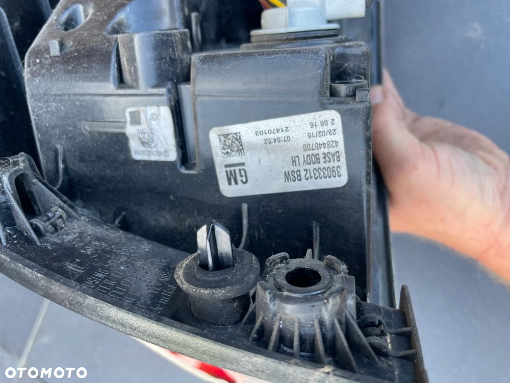 Opel Zafira C LAMPA lewa prawa klapa zderzak KOMPLET TYŁ tylna tylny PDC Z190 - 11