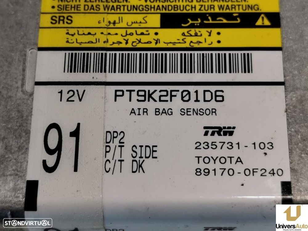 CENTRALINA AIRBAG TOYOTA COROLLA VERSO 2006 -235731103 - 4