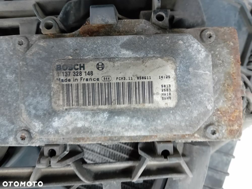 ZESTAW CHŁODNIC WODA KLIMA INTELCOOLER WENTYLATOR FORD FOCUS II 1137328148 - 5