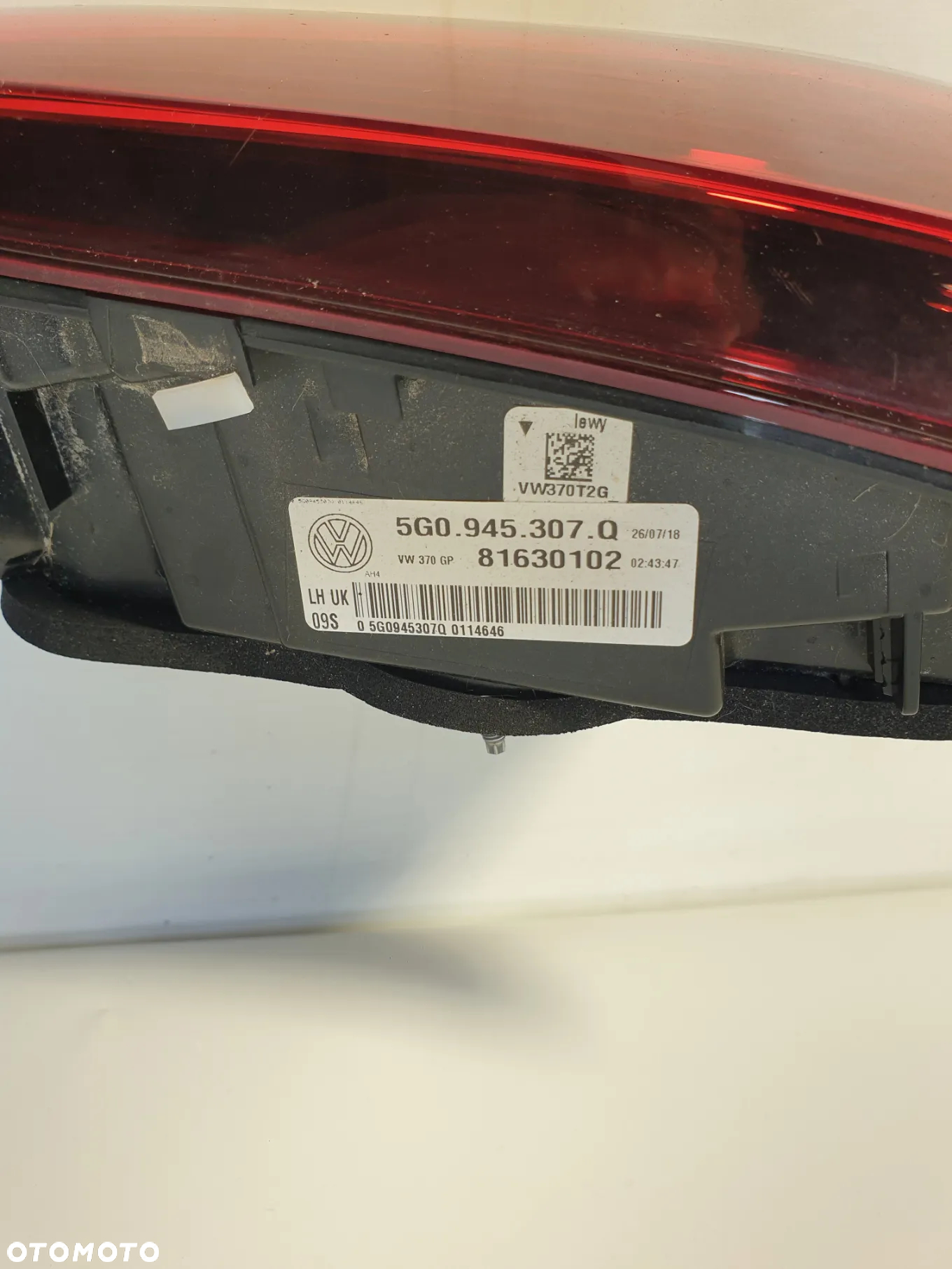 Lampa lampy tył tylna lewa Prawa prawy  LED VW GOLF VII 7 LIFT 5G0945207G  5G0945208G 5g0945307q 5g0945308q POTESTOWE MINIMALNY PRZEBIEG - 9