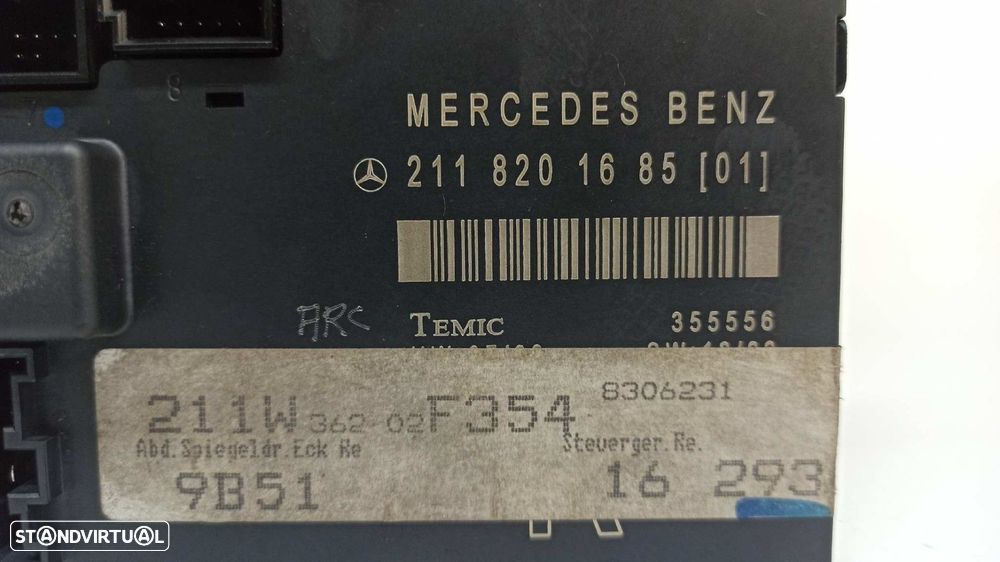 CENTRALINA/BOMBA FECHO CENTRAL MERCEDES CLASE E (W211) BERLINA E 400 CDI (211.02... - 4