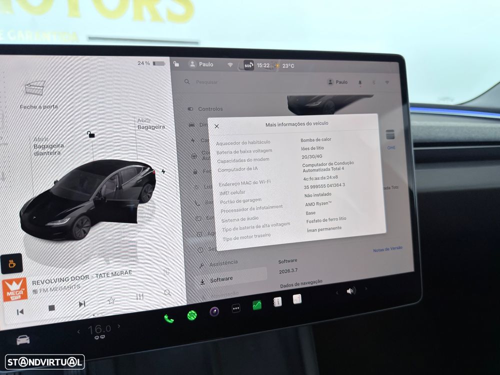 Tesla Model 3 Tração Traseira Premium - 14