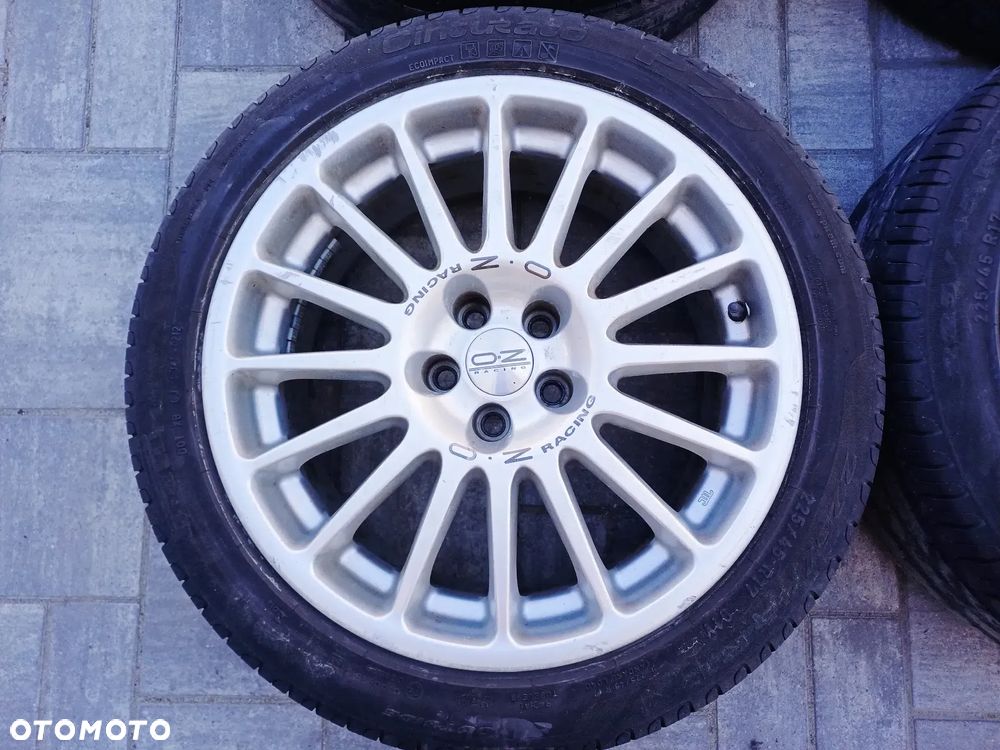 FELGI Z OPONAMI KOŁA ALUMINIOWE OZ RACING AUDI R17 5X100 ET35 57,1 mm OPONY PIRELLI P7 CINTURATO 225/45 LATO NR7 - 3