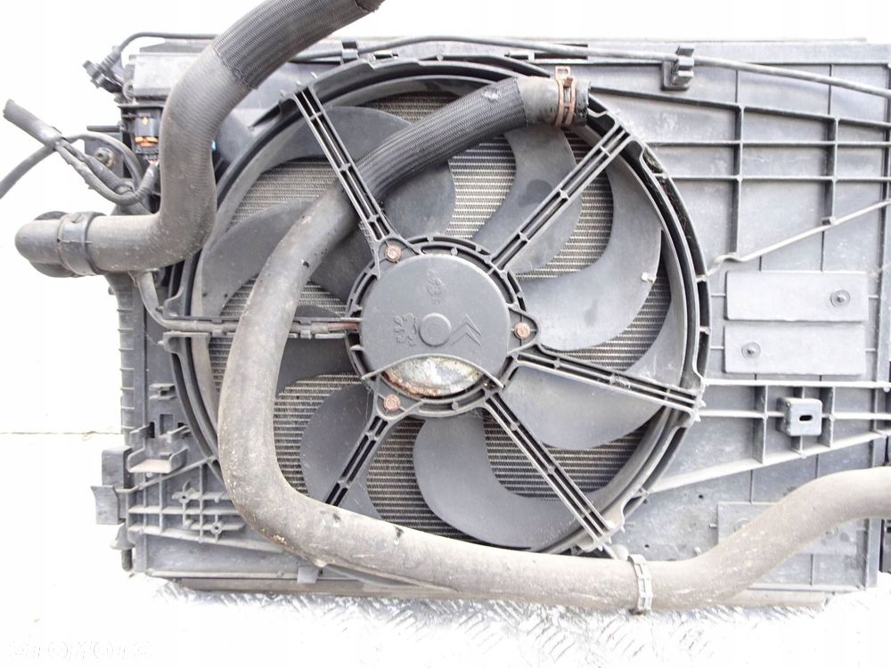chłodnica wody + wentylator citroen c4 picasso ii 1.6 e-hdi - 8