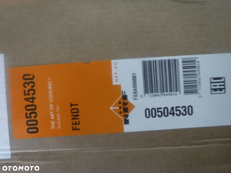 NRF Chłodnica nowa  wody fendt farmer   silnika 504530 8718042045010 - 2