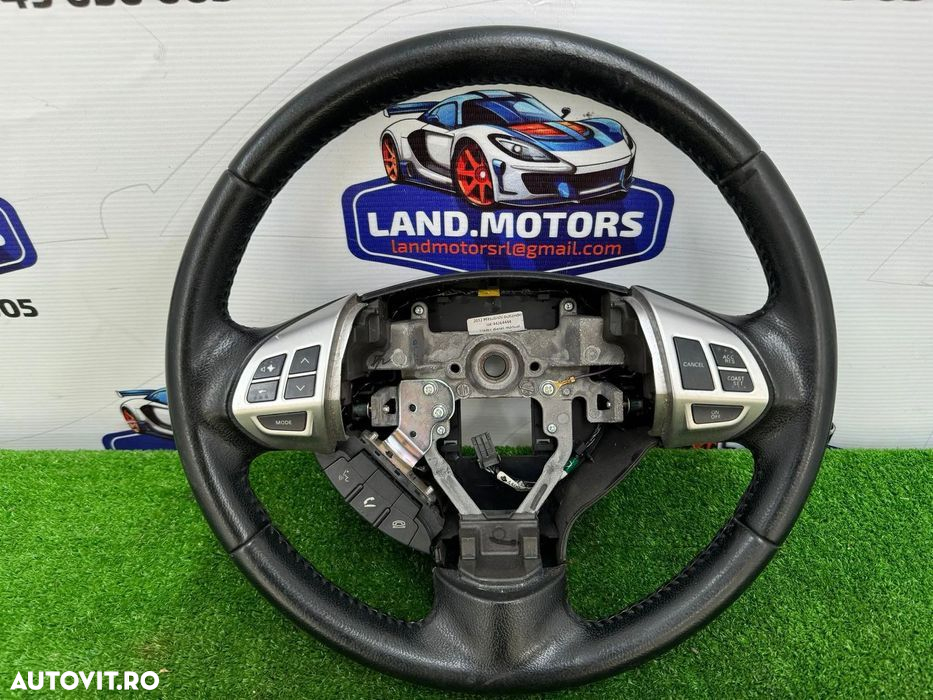 volan piele cu comenzi + bluetooth mitsubishi 2005-2012 - 2