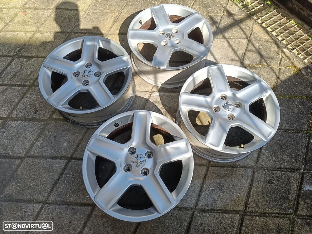 4 jantes 17 Peugeot furação 4x108 - 7