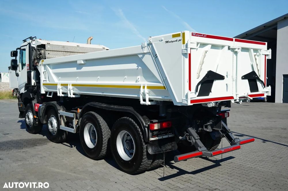 Renault C 480 / 8x4 / BASCUNÃ DUBLU - 6M / HYDRODOLTA / HYDRODOLPA / BORDAMATIC / PERDÂ AUTOMATÂ - 14