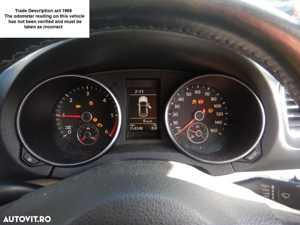 Far dreapta Volkswagen Golf 6 2010 BREAK 1.6 TDI - 10