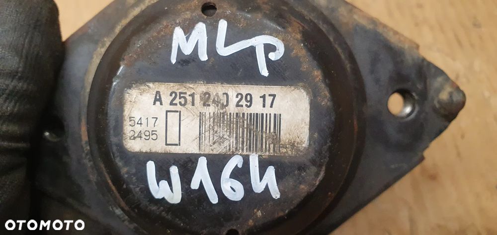 Łapa poduszka silnika Mercedes ML W164 3.5 V6 A2512402917 - 5