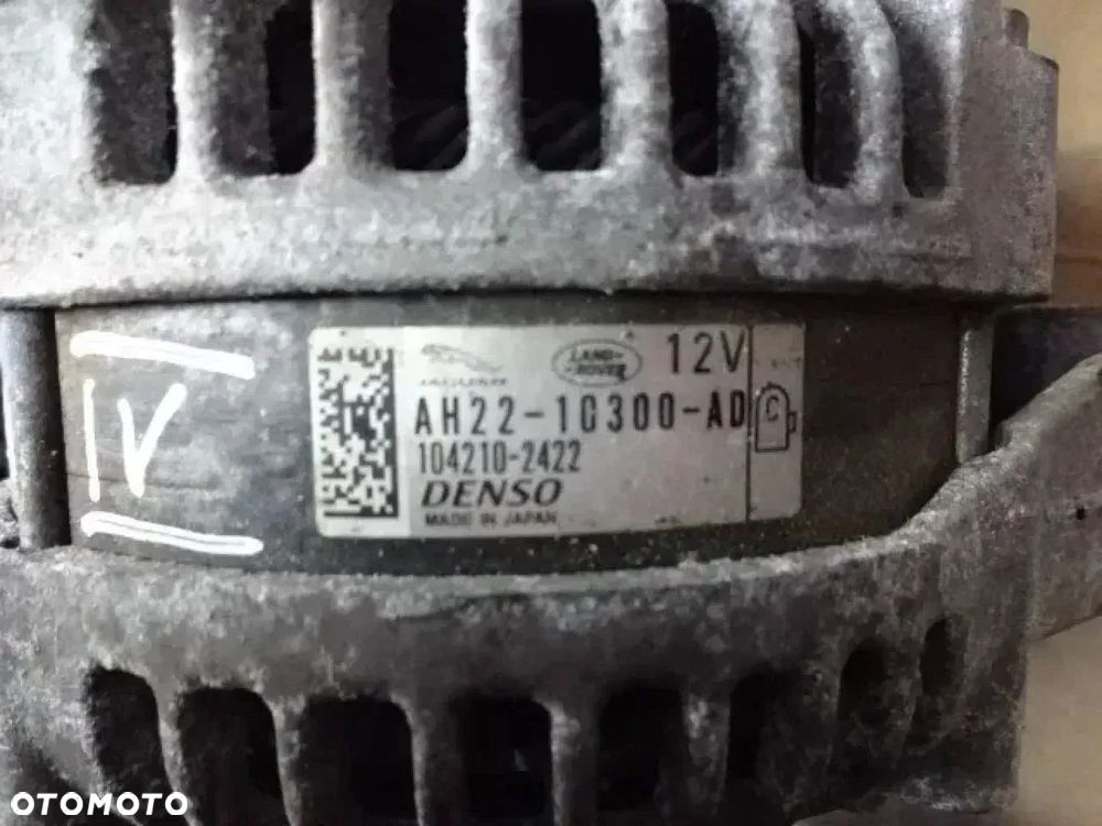 LAND ROVER DISCOVERY IV 3.0 TDI ALTERNATOR AH22-10300-AD - 2