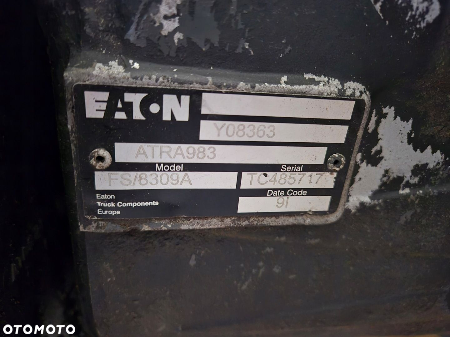 SKRZYNIA BIEGÓW DAF 65 CF , 55 LF Y08363 FS-8309A EATON - 4