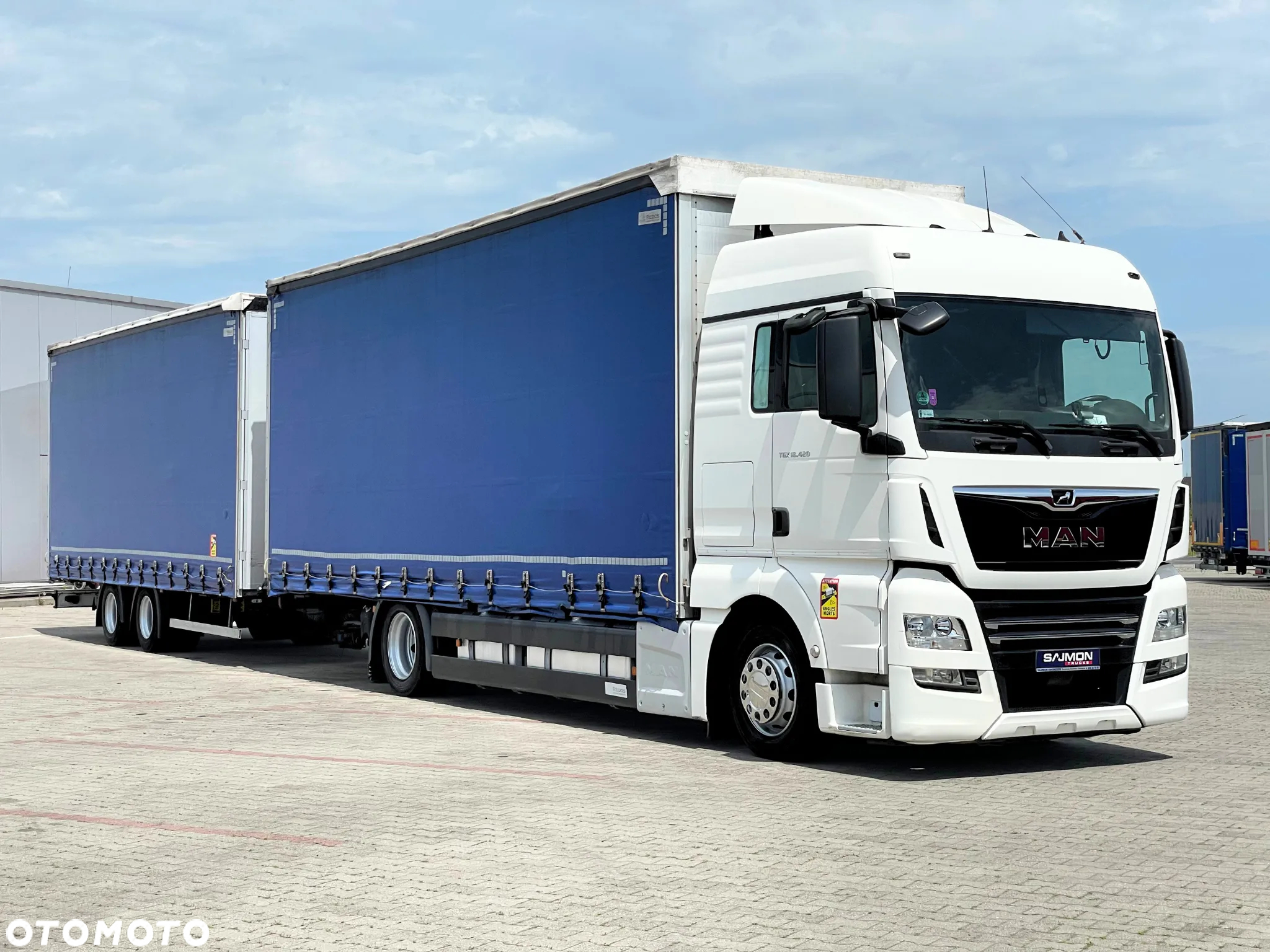 MAN TGX 18.420 / PRZEJAZDOWY / ZESTAW TANDEM 120M3 / 7,75 M + 7,75 M - 3