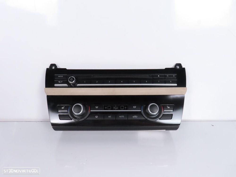 Painel do Rádio e Ar Condicionado Frontal Usado / Original BMW 5 (F10)/BMW 5 Tou... - 1