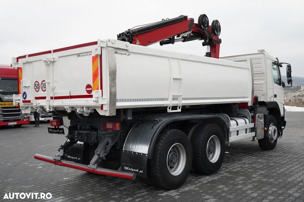 Volvo FMX 380 / 6x4 / BASCULATOR + HDS HMF 1820 K2 / HYDRODOLTA / RADIOCOMANDĂ / GRAPPA / ROTATOR / - 11