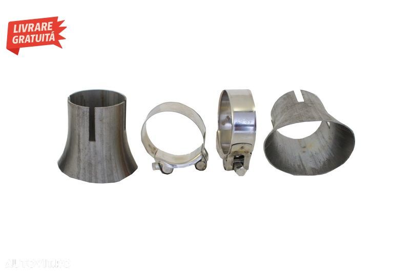 Difuzor Bara Spate si Ornamente Evacuare Audi A4 B9 8W (2016-2018) Sedan Avant RS4- livrare gratuita - 6