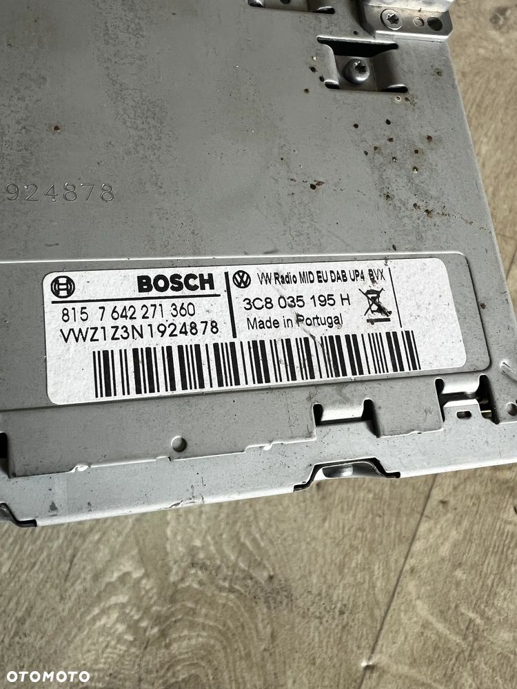 RADIO RADIOODTWARZACZ CD NAVI NAWIGACJA 3C8035195H VW TIGUAN I 5N LIFT - 5
