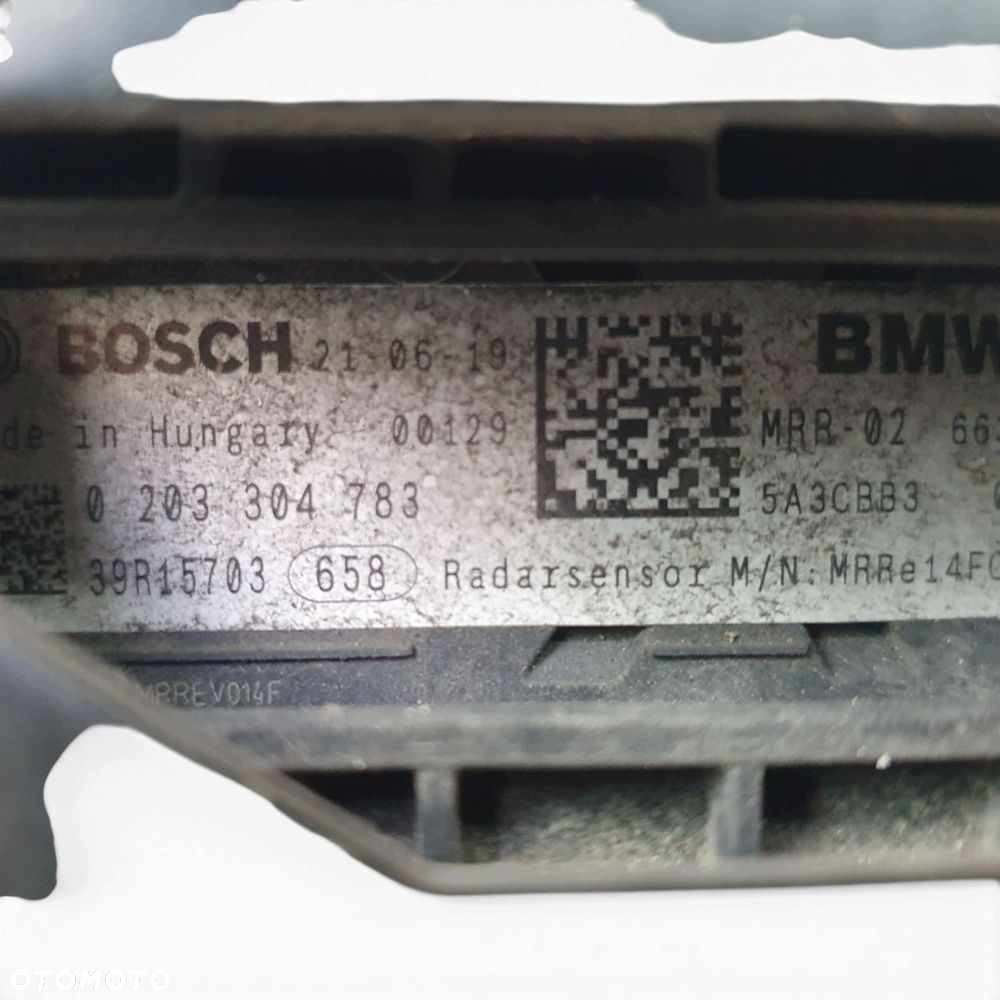 CZUJNIK RADAR ACC DISTRONIC BMW X5 G05 X6 G06 Moduł 0203304783 5A3CBB3 - 3