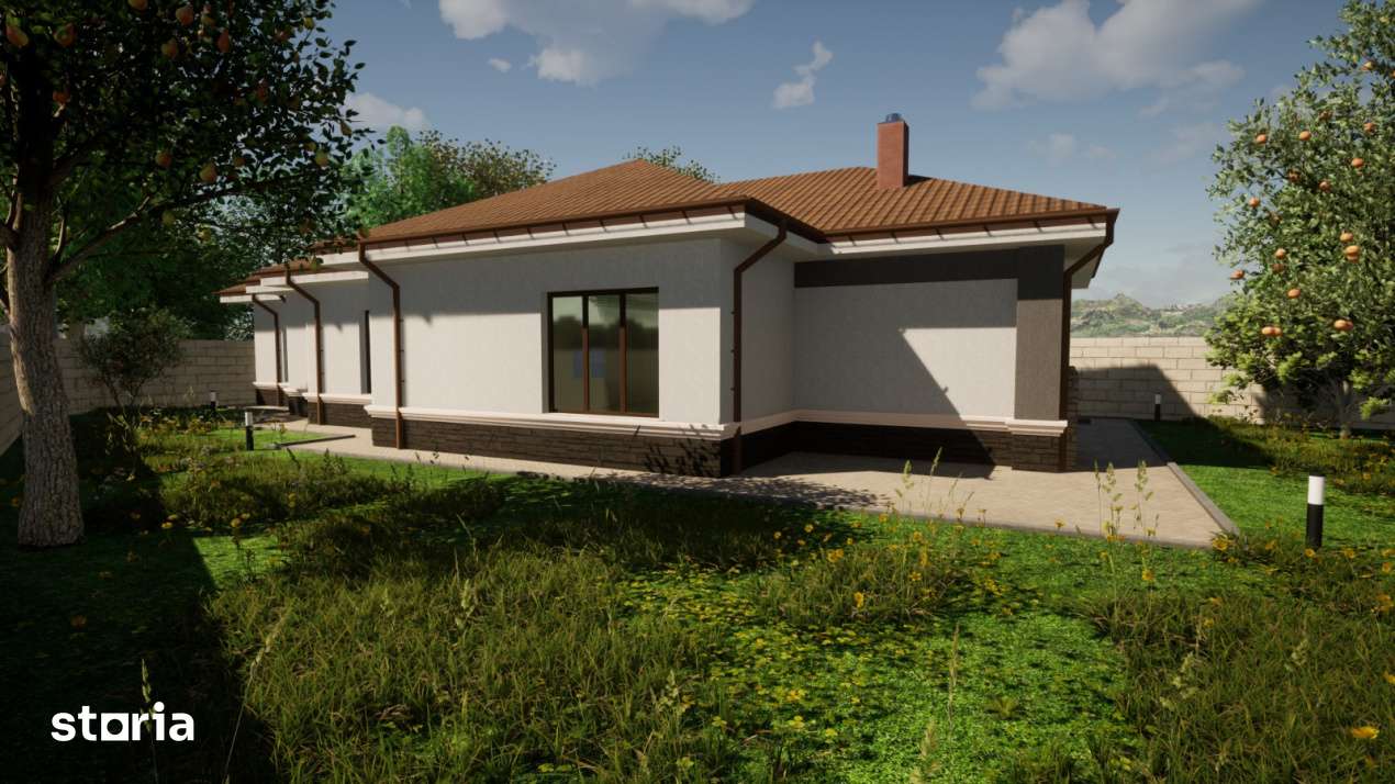 Casa la rosu in Tautii Magheraus, teren 800 mp, acces triplu - Imagine principală: 4/15