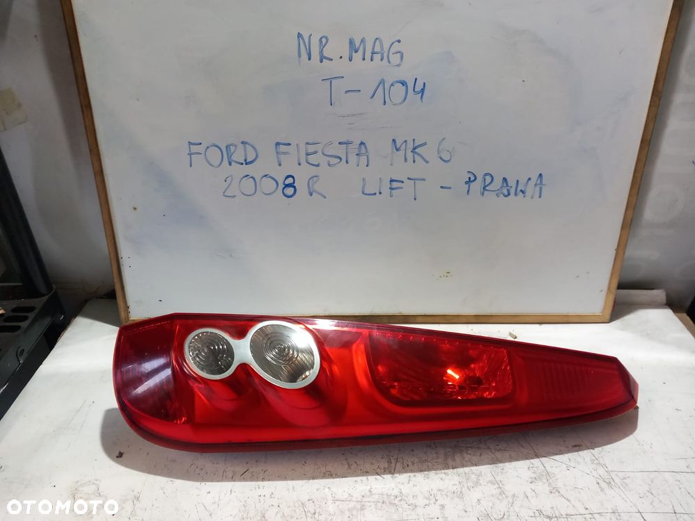 LAMPA LEWA PRAWA TYŁ TYLNA FORD FIESTA MK6 LIFT - 1