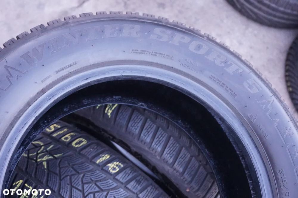 215 60 16 Dunlop winter sport 5 8/9mm 21r - 9