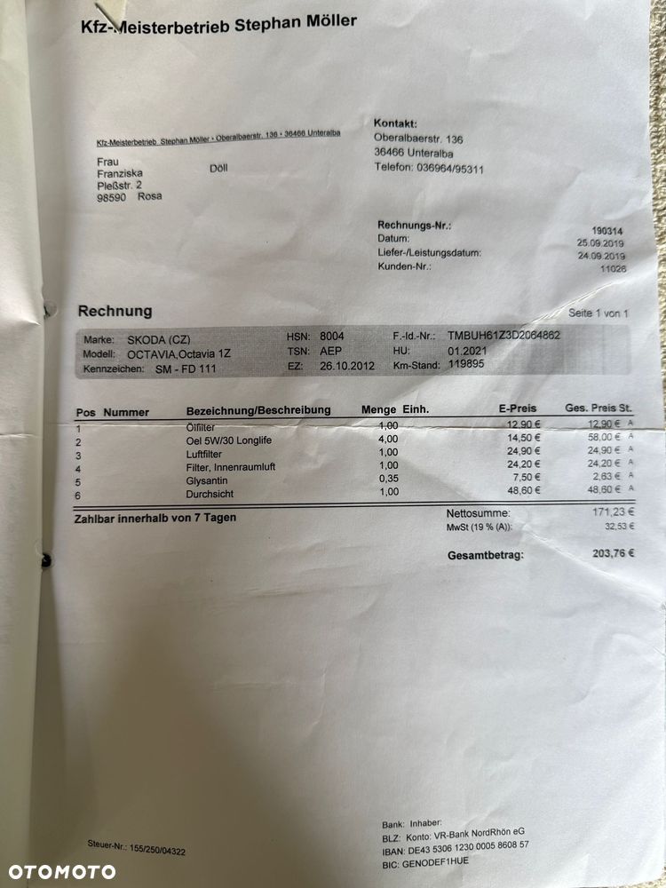 Skoda Octavia 2.0 TDI DPF RS - 27