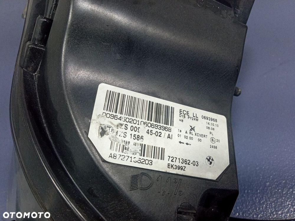 BMW X6 E71 REFLEKTOR PRAWY BIXENON SKRĘTNY ECE EU 7271362 - 7