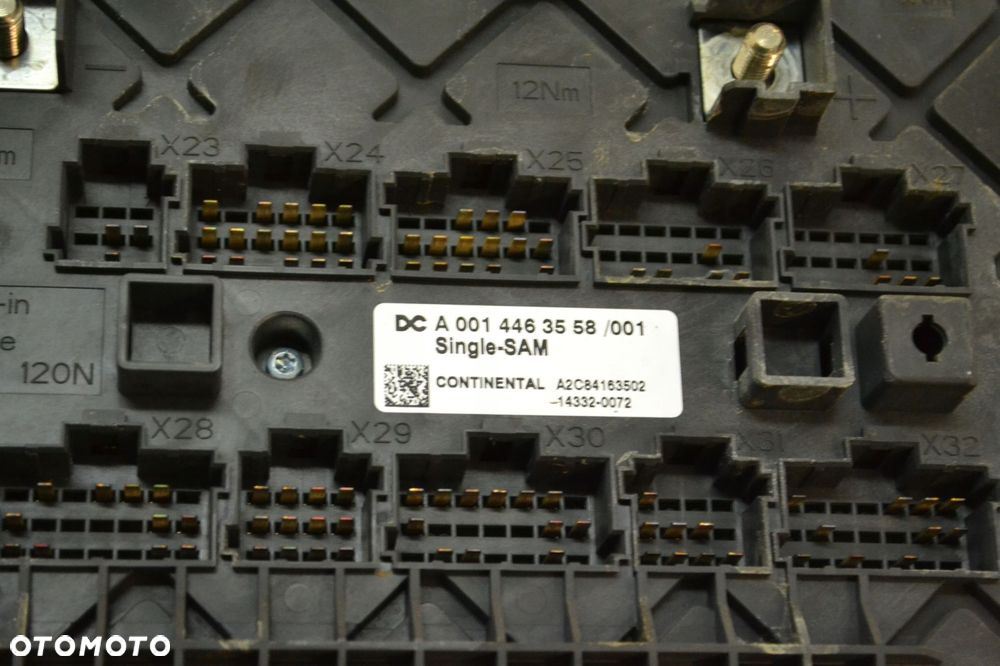 MERCEDES ACTROS MP4 PŁYTA BEZPIECZNIKÓW MODUŁ SINGLE SAM A0014463558 - 4