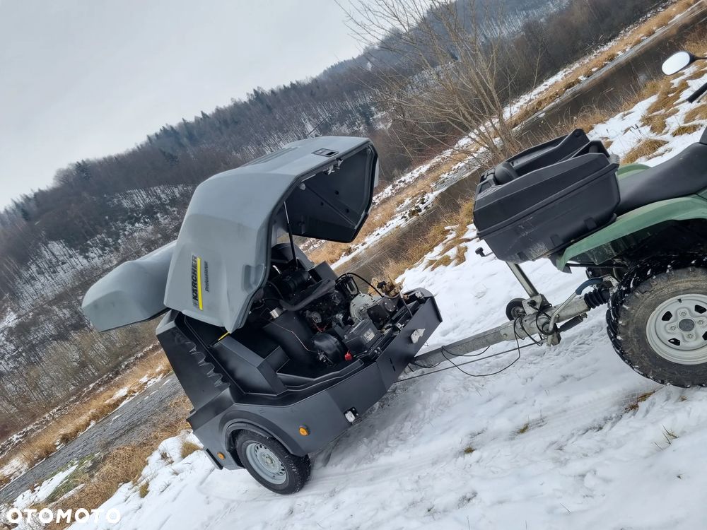 Kaercher Myjka na przyczepie Karcher HDS 17/20 DeTr1 2w1 czyszczenie parą i mycie gorącą wodą prekonfigurowana maszyna z Norwegii jak nowa - 2