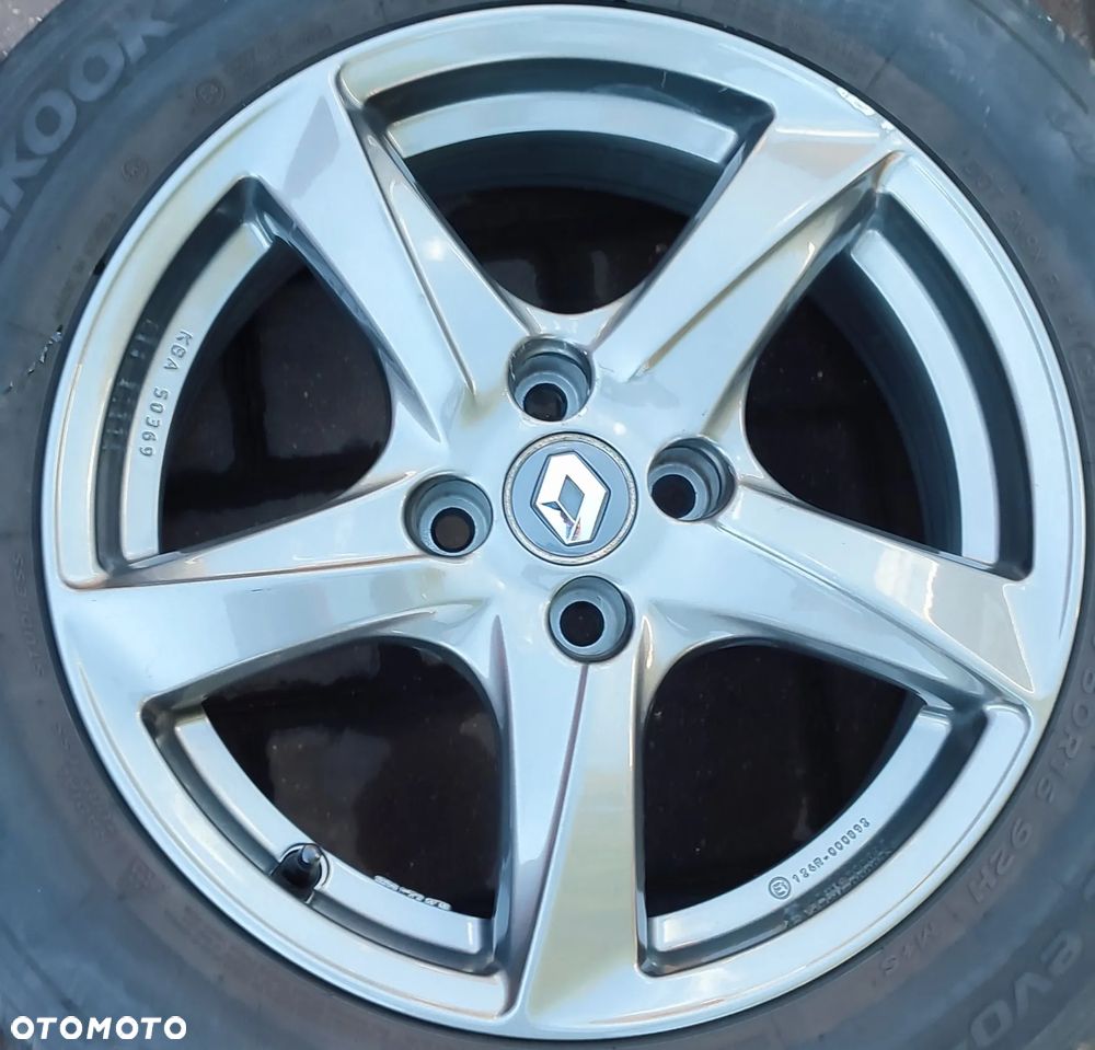 Felgi Aluminiowe Renault Captur Clio 16 Cali 4x100 6,5Jx16 Et40 Ø60,1mm Bdb - 4