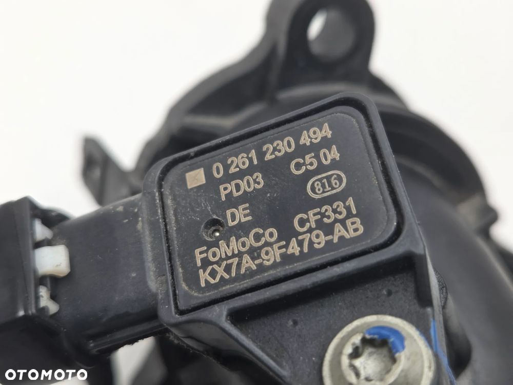 FORD FOCUS MK4 FORD FIESTA  KOLANKO KROCIEC  RURA PRZEWÓD POWIETRZA  CZUJNIK MAP 1.0 KX7A-9F479 - 9