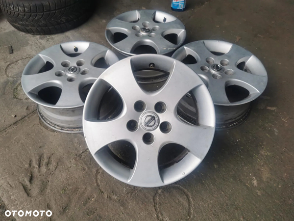 NISSAN ALU FELGI ALUMINIOWE 16 R16 6,5J 16R ET40 5x114,3 AV610