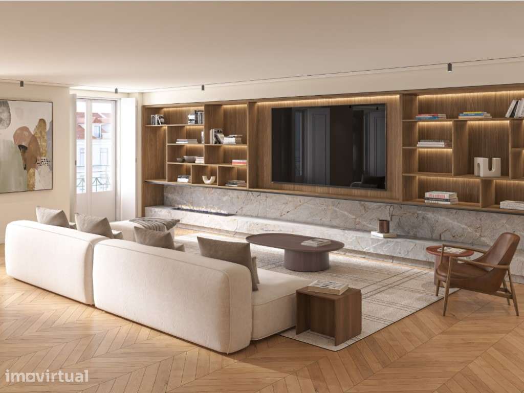 Elegante apartamento T4 no Chiado