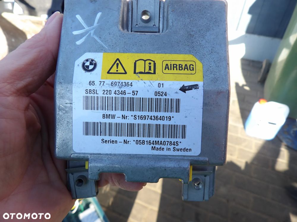 BMW - E60,E61 - MODUŁ , STEROWNIK PODUSZKI POWIETRZNEJ - AIRBAG - 6974364 - 1