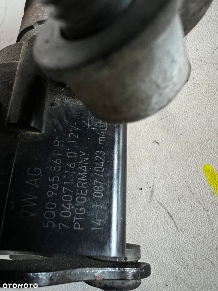 DODATKOWA POMPA WODY PRZEWODY SKODA OCTAVIA III AUDI 5Q0122073AE 5Q0122073BK 5Q0121599Q 5Q0965561B - 5