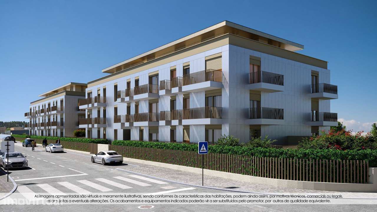 Apartamento T3 com 3 casas de banho, varanda e garagem - Grande imagem: 2/12