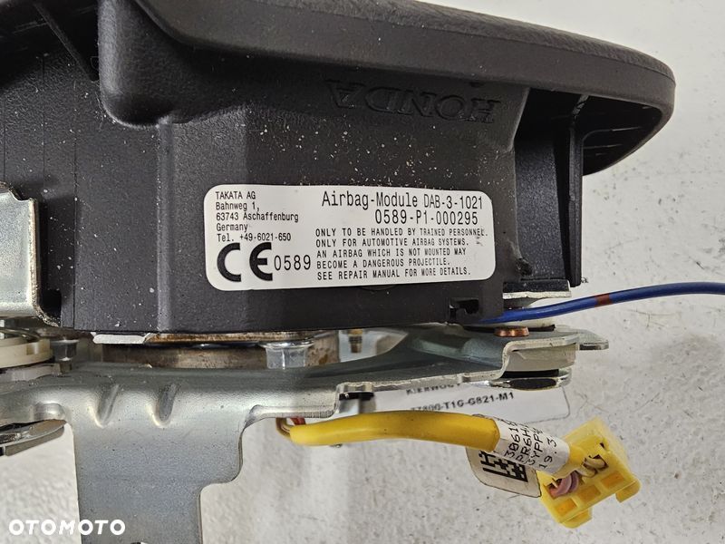 honda cr-v 4 iv poduszka powietrzna airbag kierowcy kierownicy 77800-t1g-g821-m1 - 6