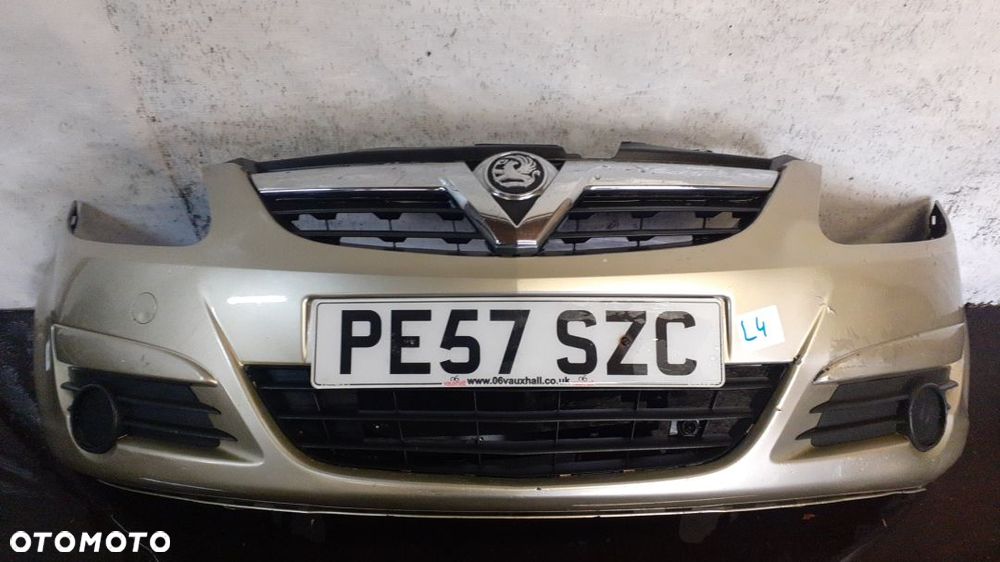 } ZDERZAK PRZÓD PRZEDNI OPEL CORSA D Z40M ZŁOTY DO MALOWANIA ! - 1