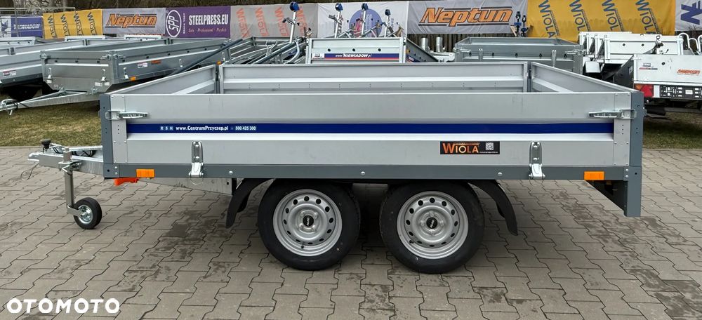 Wiola Przyczepa samochodowa WIOLA HOCHLADER 2 OSIE 256x156 cm , DMC: 750 kg - 1