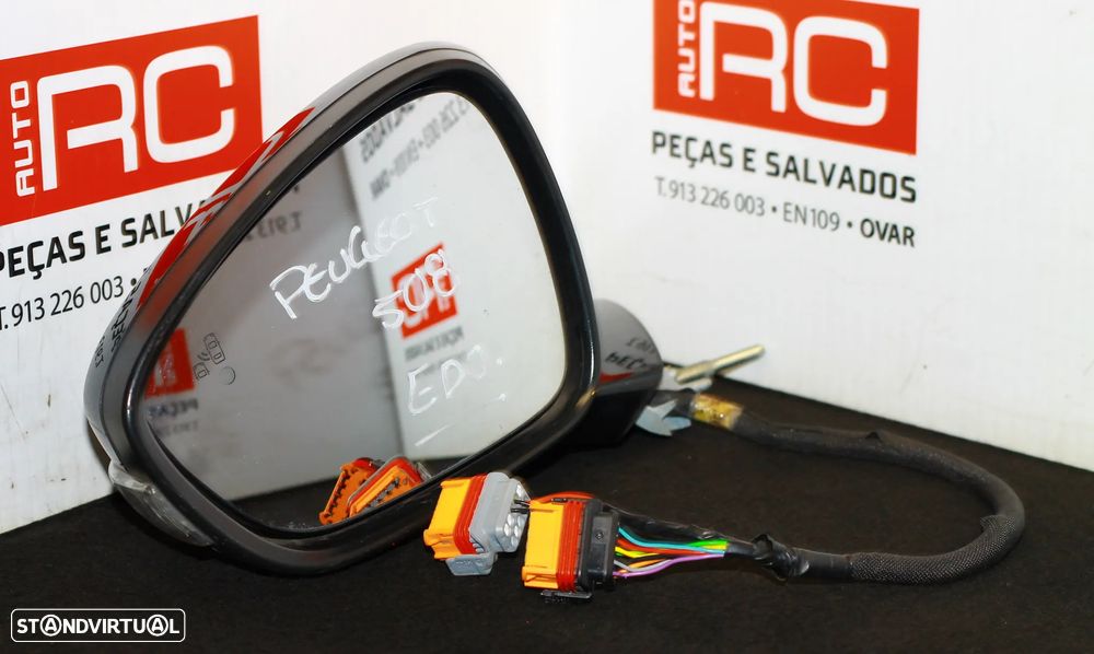 ESPELHO RETROVISOR ESQUERDO PEUGEOT 508 - 2