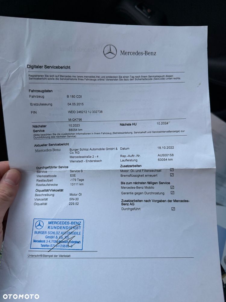 Mercedes-Benz Klasa B - 40