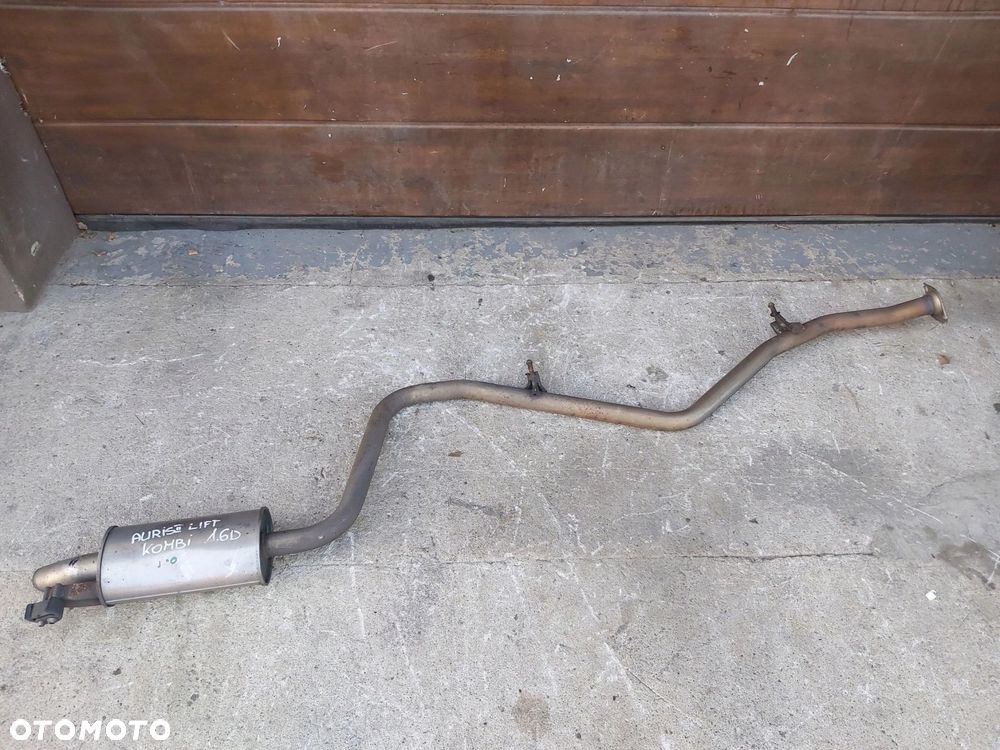 Toyota Auris II 1,6 d4d LIFT tłumik końcowy wydech rura 30R07 - 12