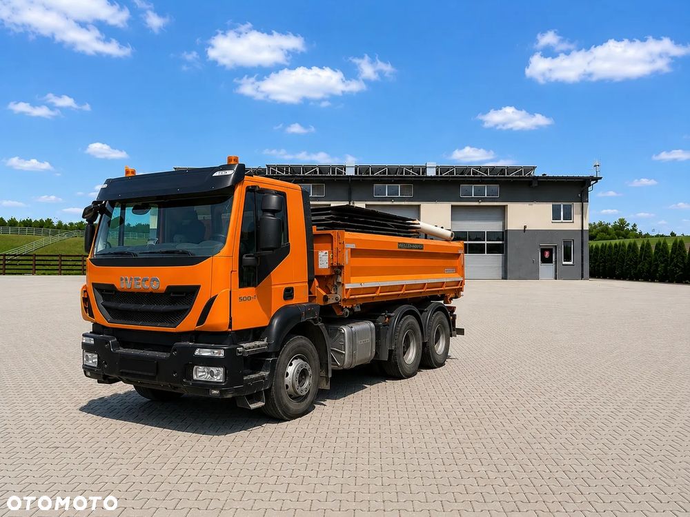 Iveco TRACKER AD380T/P 500 6x4 – Wywrotka 3-stronna Schwarzmüller | Bordmatik | Euro 6 | 63 520 km - 1