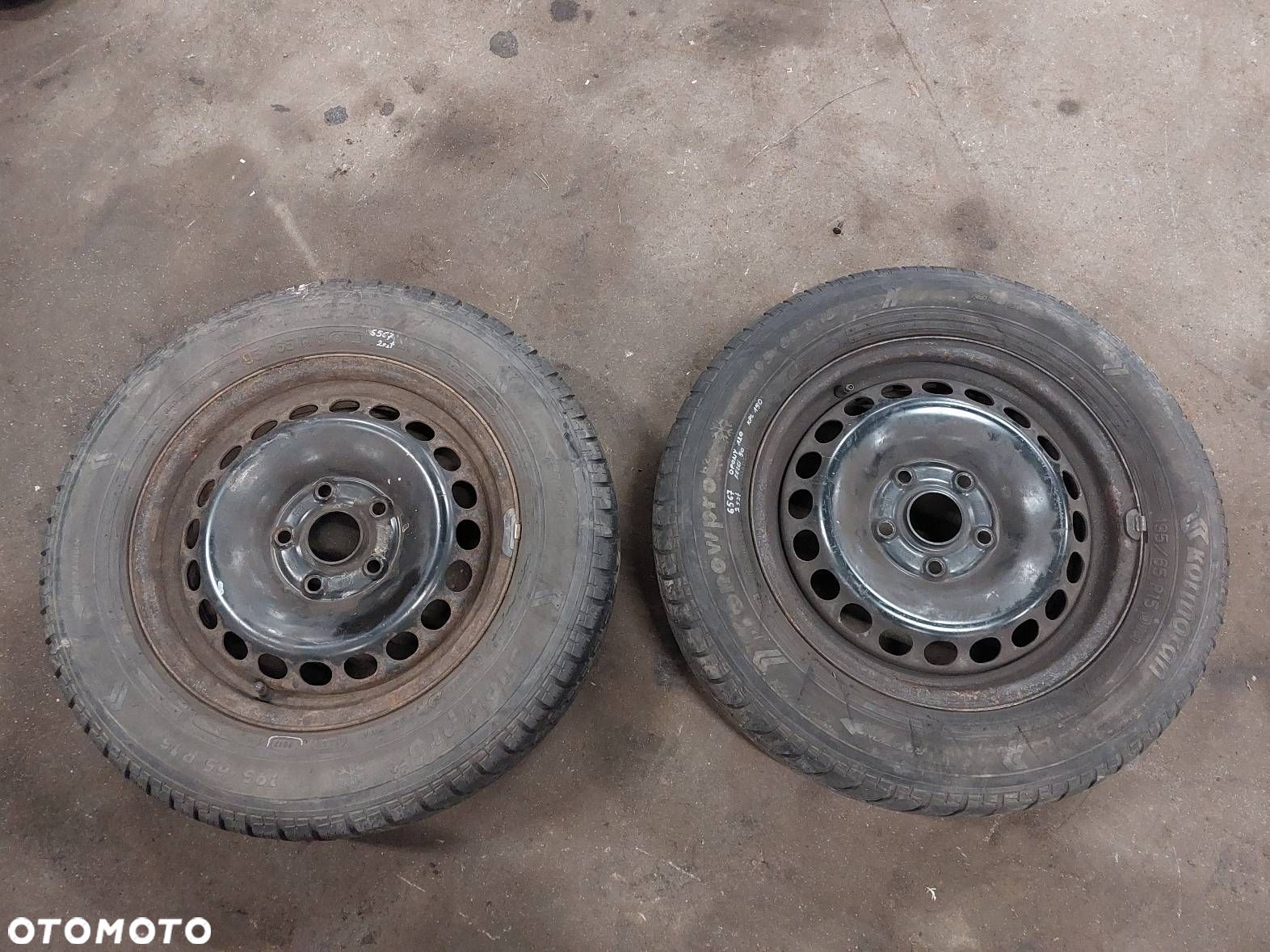 FELGI STALOWE 2 SZT 8D0601027 5x112 6Jx15 ET45 FI57,1 AUDI A4 PASSAT - 1