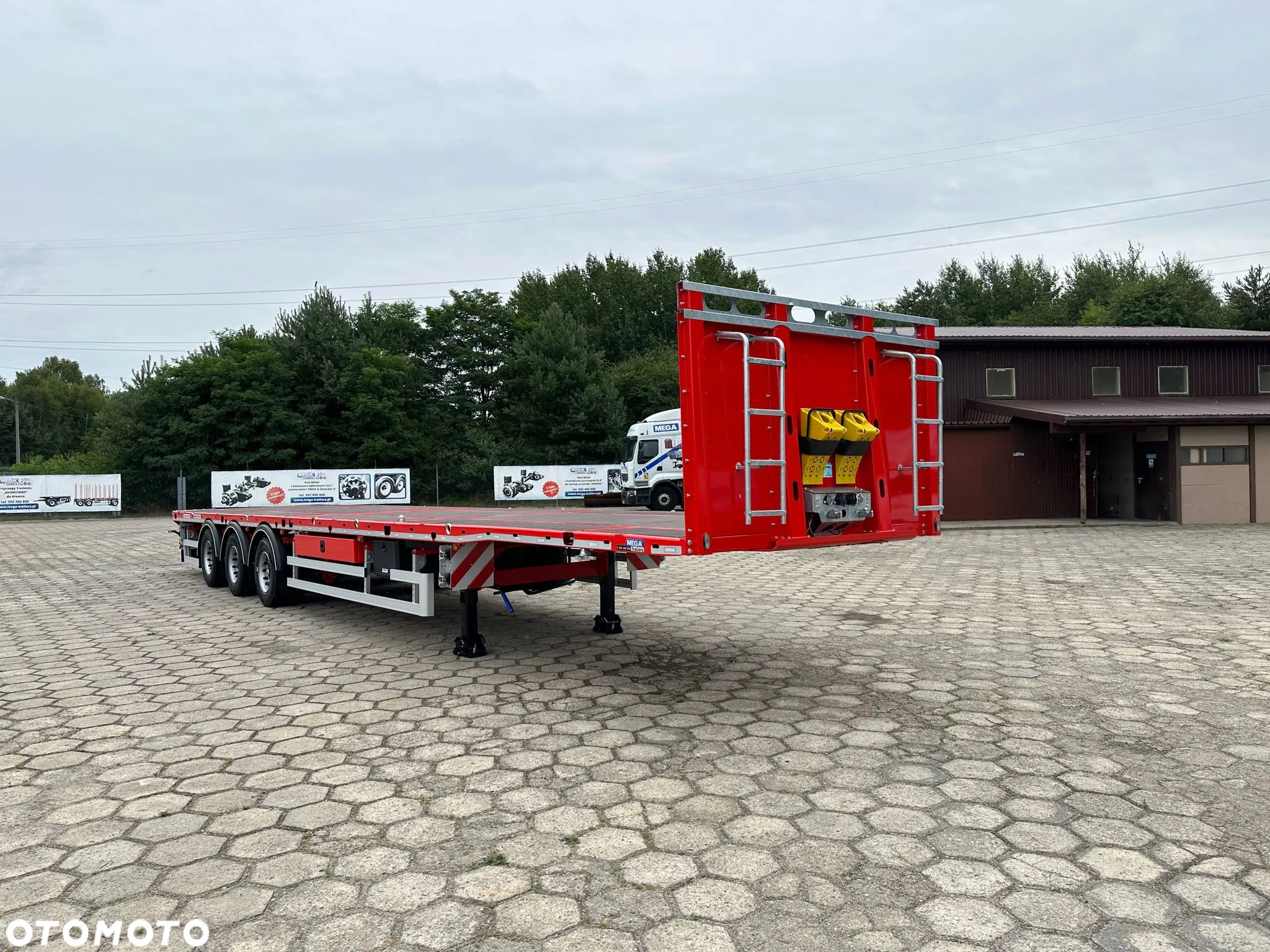 Inny MEGA TRAILERS Platforma pod LOWDECK - siodło 950mm, osie BPW, kontenery ADR EX3 ! - 4
