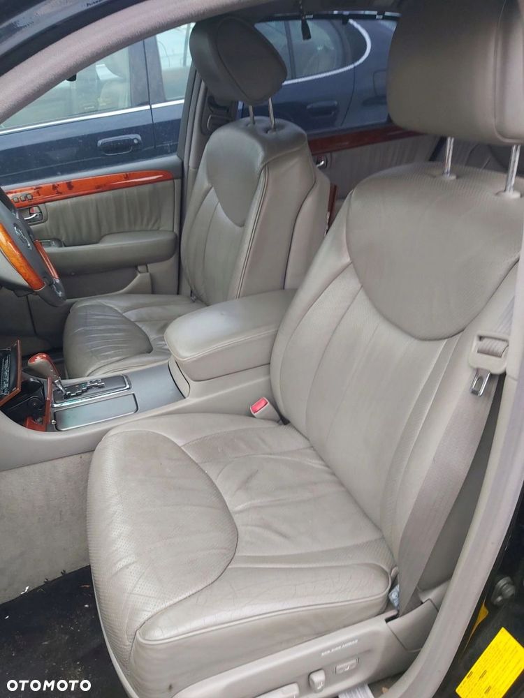 LEXUS LS 430 III fotel lewy prawy przód tył komplet skóra - 1