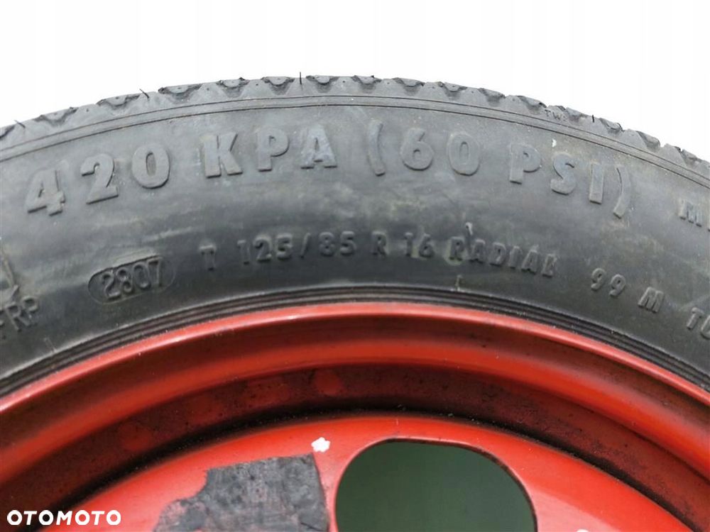 Koło dojazdowe Peugeot 308 2007-2013 16" 125/85/16 4X108 - 3