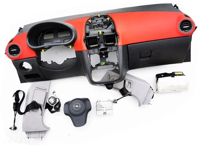 OPEL CORSA D PULPIT DESKA AIR BAG PASY KOKPIT - 1